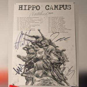 Hippo Campus Wasteland Tour Date Art Print - SIGNED VIP Exclusive